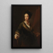 autoportretu - Antoine Pesne — oprawiony obraz na ścianie