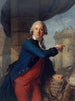 Jean-Henri Masers chevalier de Latude 1725-1805 pokazujący Bastille - Antoine Vestier — widok dzieła