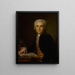 Portret Dr. Jean-Louis Baudelocque - Antoine Vestier — oprawiony obraz na ścianie