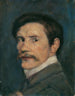Autoportret - Anton Árpád Schuster — widok dzieła