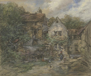 Ferme - Anton Burger — widok dzieła