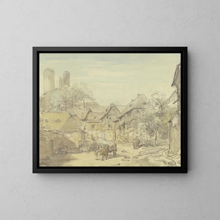 Anton Burger - Oberreifenberg mit Burg Reifenberg.webp