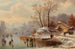 Scena w pobliżu Uffing nad Staffelsee - Anton Doll — widok dzieła