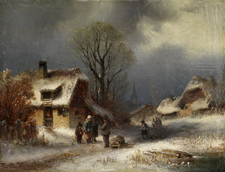 Anton Doll - Winterliche Dorfszene.webp