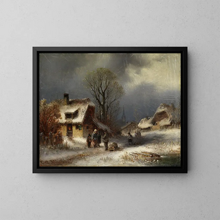 Anton Doll - Winterliche Dorfszene.webp
