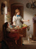 Idylliczna scena kulinarna - Anton Ebert — widok dzieła