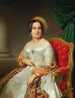 Portret Louise von Wertheimstein Wiedeń 1813-1890 z domu Biedermann - Anton Einsle — widok dzieła