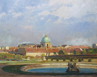 Anton Hans Karlinsky - Blick auf die Salesianerkirche.webp