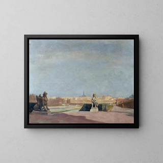 Anton Hans Karlinsky - Blick vom Belvedere auf Wien.webp