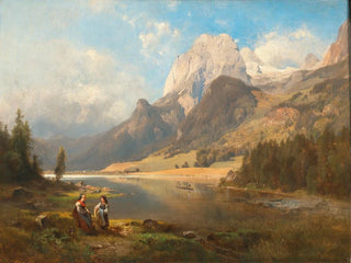 Anton Hansch - Partie vom Hintersee mit Mhlsturzhorn Bayern.webp