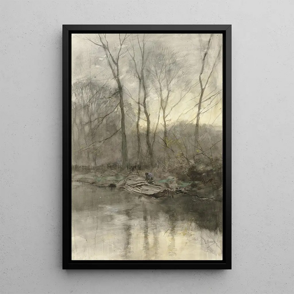 Reprodukcja obrazu Lisière de forêt au bord de l'eau - Anton Mauve