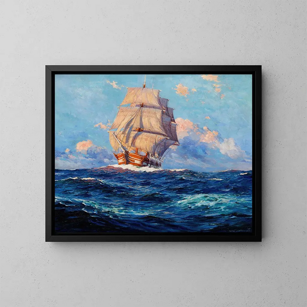 Marine - Anton Otto Fischer — oprawiony obraz na ścianie