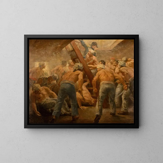 Anton Otto Fischer - The Scuffle Below Deck.webp