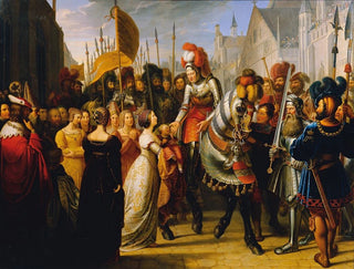 Anton Petter - Emperor Maximilian I enters Ghent.webp