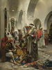 The Souk des étoffes Tunis - Anton Robert Leinweber — widok dzieła
