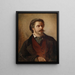 Portret malarza Berthold Winder - Anton Romako — oprawiony obraz na ścianie