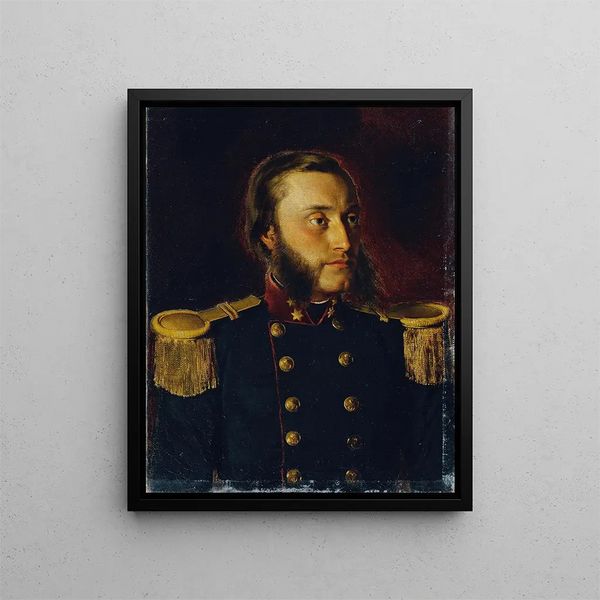 Anton Romako - Der SchiffsbauIngenieur Josef von Romako als Oberleutnant.webp