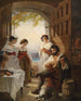 Taverne napolitaine - Anton Romako — widok dzieła