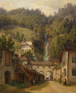 Anton Schiffer - Motiv aus Hallstatt.webp
