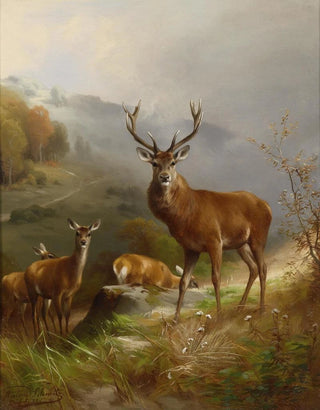 Rotwild - Anton Schmitz — widok dzieła