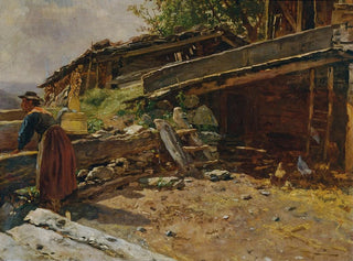 Anton Schrdl - Brunnen beim Wolferlbauer in BruckFusch.webp