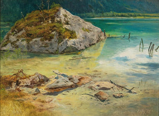 Anton Schrdl - Impression of Lake Attersee.webp