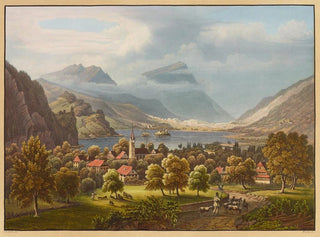 Anton Winterlin - Vue de Sewen et du Lac de Lowerz.webp