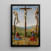 Calvaire - Antonello da Messine — oprawiony obraz na ścianie