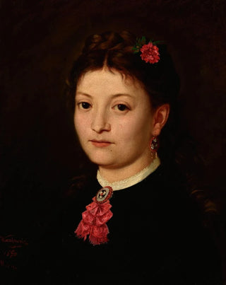 Antoni Kozakiewicz - Portrait of a Young Woman.webp