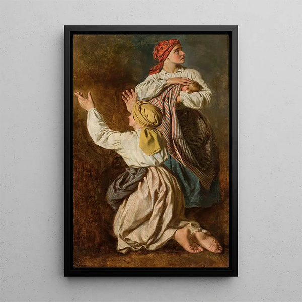 Antoni Murzynowski - Women fleeing from the fire.webp