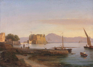 Antonie Sminck Pitloo - Fishermen Castel dell Ovo Naples.webp