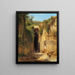 La grotte de Posillipo à Naples - Antonie Sminck Pitloo — oprawiony obraz na ścianie
