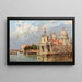Wenecja Santa Maria della Salute z starą celą - Antonietta Brandeis — oprawiony obraz na ścianie