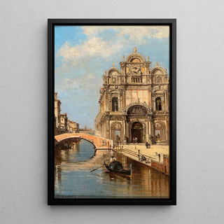 Antonietta Brandeis - Venice a View of Campo Santi Giovanni e Paolo.webp