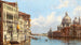 Wenecja, widok na Wielki Kanał z Santa Maria della Salute - Antonietta Brandeis — widok dzieła