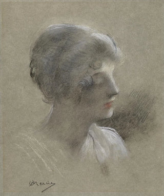 Antonin Merci - Head of a Young Lady.webp