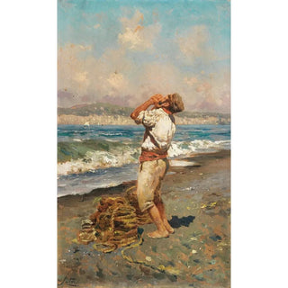 Rybak - Antonino Leto — widok dzieła