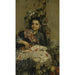 Jedna dziewczyna - Antonio Mancini — widok dzieła