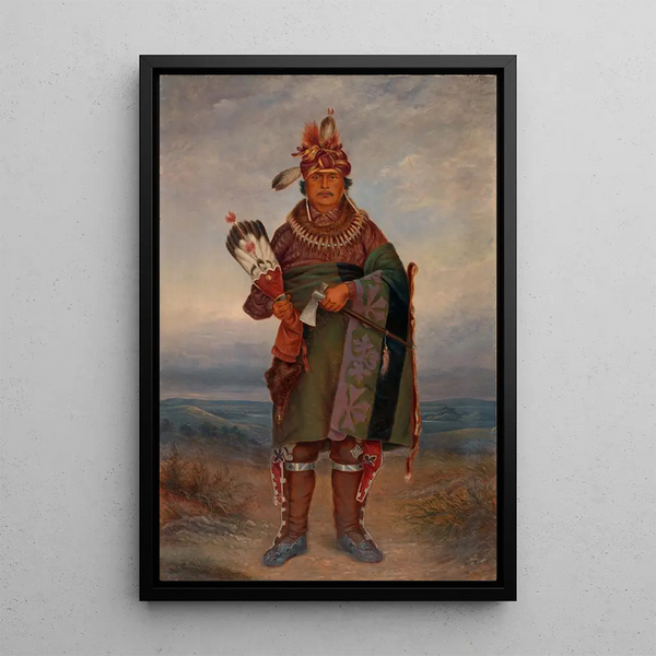 Indian Sac i Fox - Antonio Zeno Shindler — oprawiony obraz na ścianie