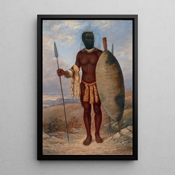 Reprodukcja obrazu Mężczyzna Zulu - Antonio Zeno Shindler