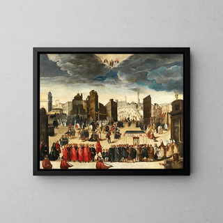 Antonio di Taddeo Gregori - The procession celebrating the consecration of the Insigne Collegiata di Santa Maria in Provenzano Siena.webp