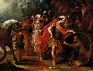 Antwerp School - Diogenes and Alexander the Great.webp