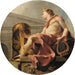 Apollon siedzący trzymający lirę przed Atenką i wężem - Charles-André van Loo — aranżacja we wnętrzu
