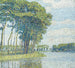 Drzewa nad kanałem - Paul Baum — widok dzieła