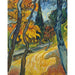 Reprodukcja obrazu Drzewa w Ogrodzie Zakładu - Vincent van Gogh