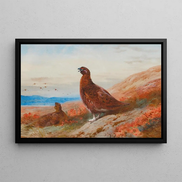 Le Défi - Archibald Thorburn — oprawiony obraz na ścianie
