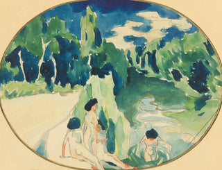 Aristarkh Vasilevich Lentulov - Bathers on the sea.webp
