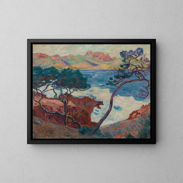 Agay - Armand Guillaumin — oprawiony obraz na ścianie
