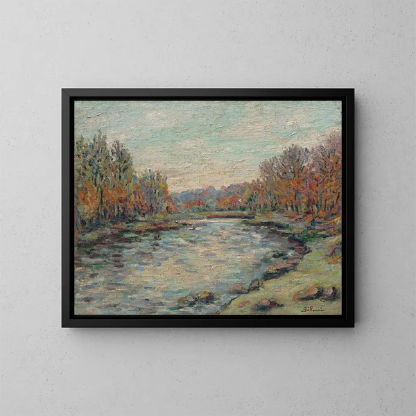 Zapora Génetin - Armand Guillaumin — oprawiony obraz na ścianie