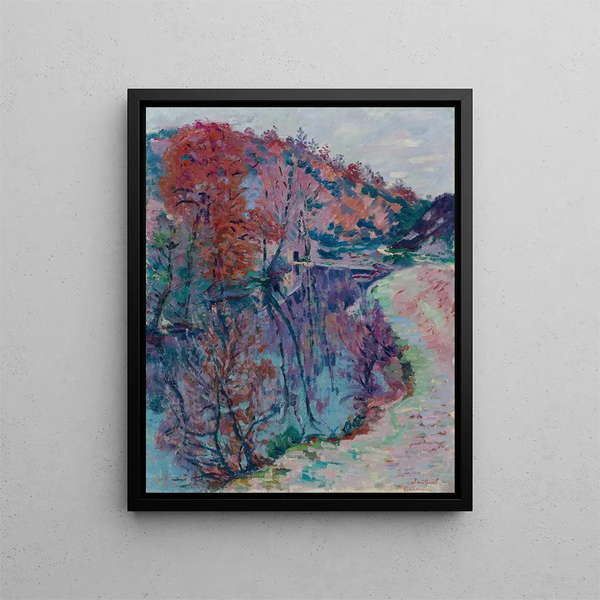Bords de la Sedelle Crozant - Armand Guillaumin — oprawiony obraz na ścianie